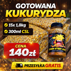 KUKURYDZA 15x1,8kg + CSL 300g - PRZESYŁKA GRATIS